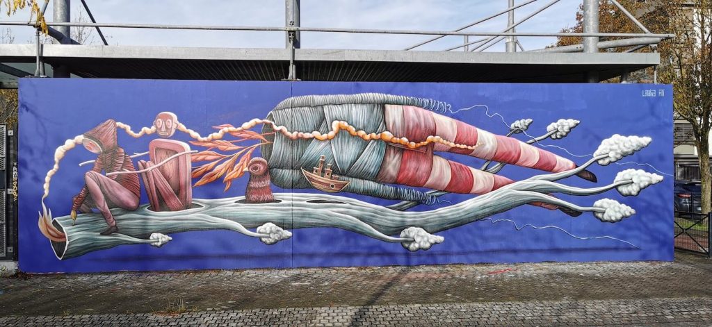 loraine motti - streetart à bordeaux - bordeaux confidentiel