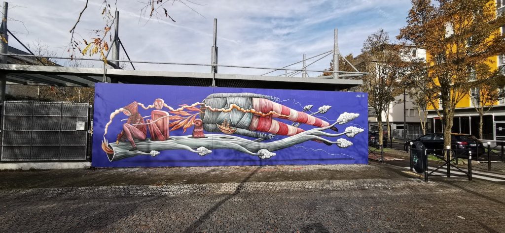 loraine motti - streetart à bordeaux - bordeaux confidentiel