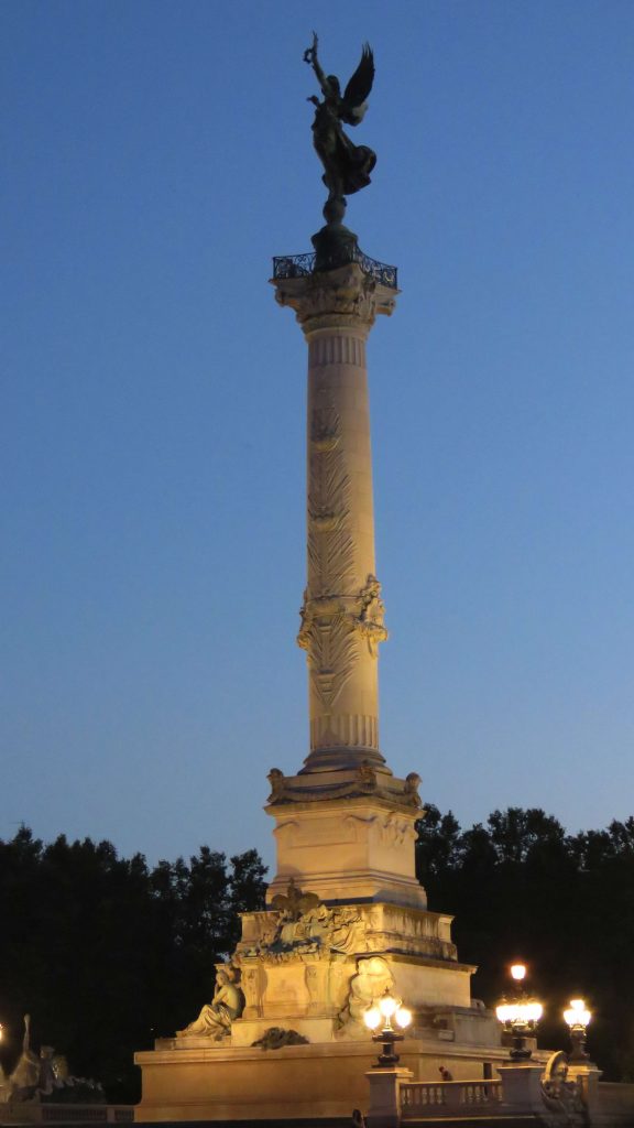 le monument aux girondins - Bordeaux