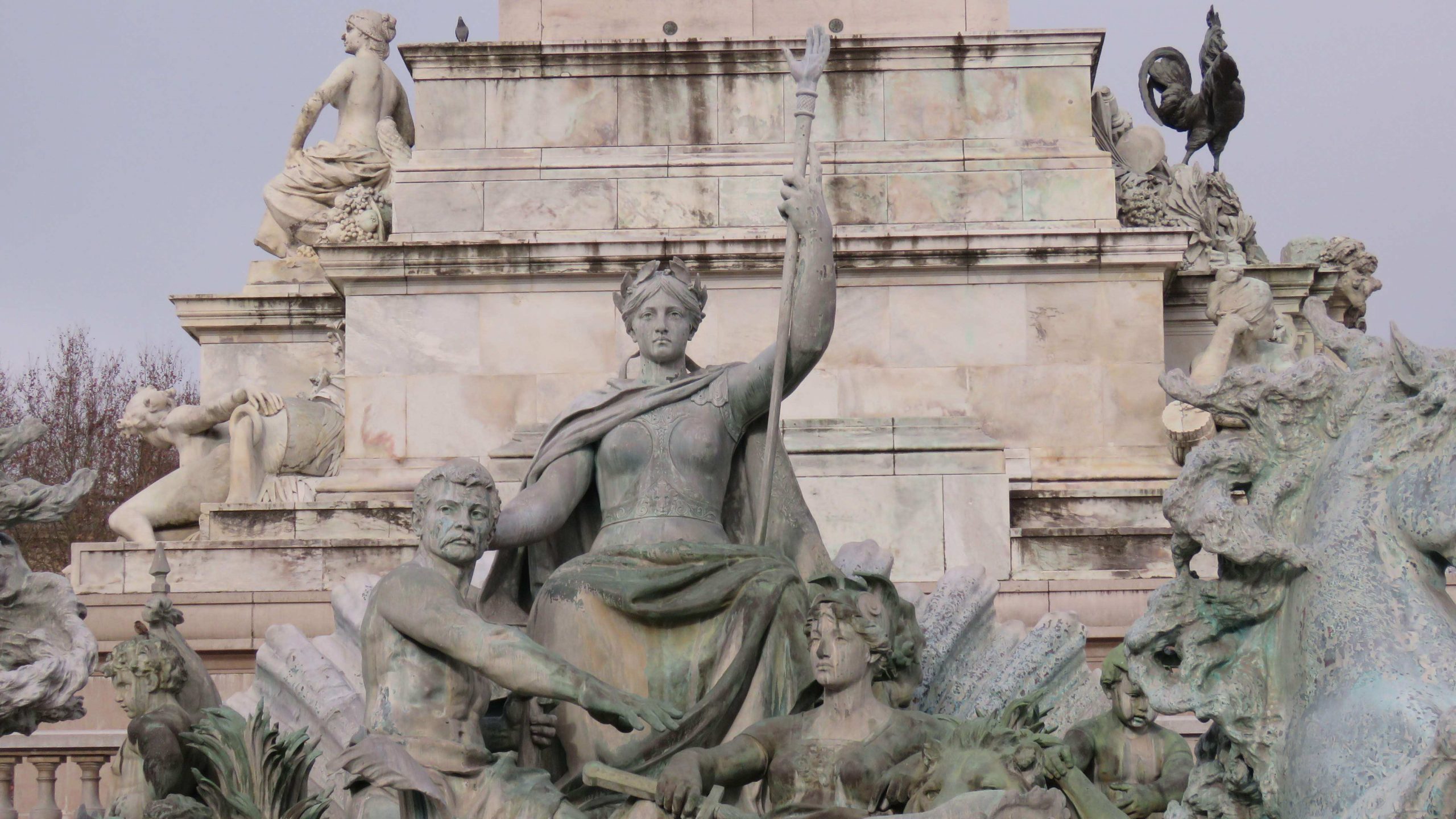 le monument aux girondins - Bordeaux