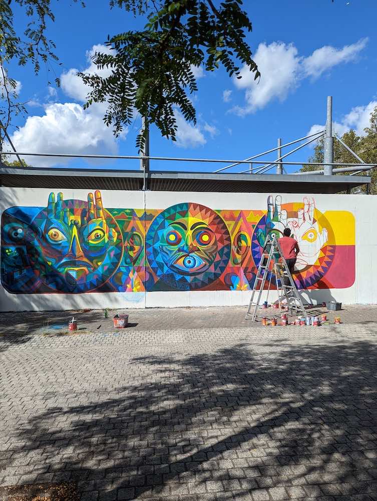 cix - oeuvre street art - mur de bordeaux