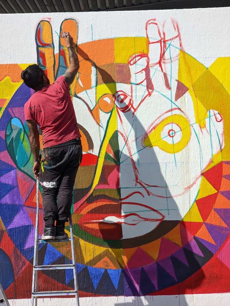 cix - oeuvre street art - mur de bordeaux